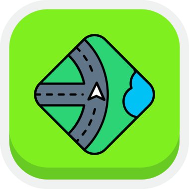 Modern otomotiv sembolünün vektör illüstrasyonu.