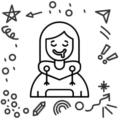 Cadılar Bayramı için satır simgesi