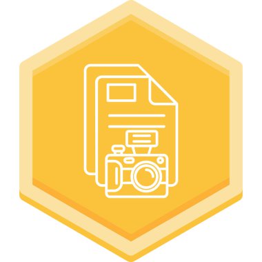 Kamera. Web simgesi basit illüstrasyon