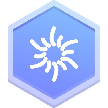 çiçek simgesi vektör illüstrasyonu