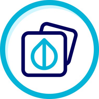 Geri dönüşüm simgesinin vektör çizimi