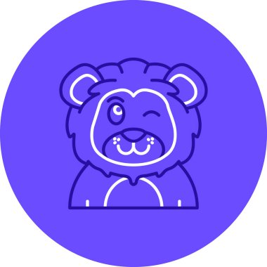 Domuz simgesi, vektör illüstrasyon tasarımı