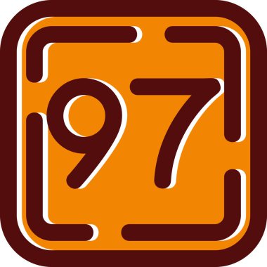 Sekiz numaralı vektör simgesi