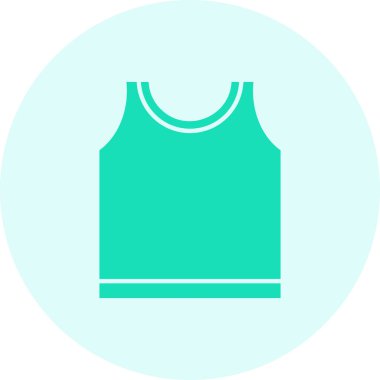 Yelek simgesinin vektör illüstrasyonu