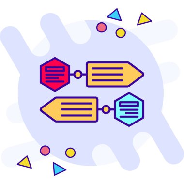 Kalem. Web simgesi basit illüstrasyon