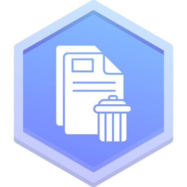 Kağıt simge vektörlü kağıt alışveriş sepeti.