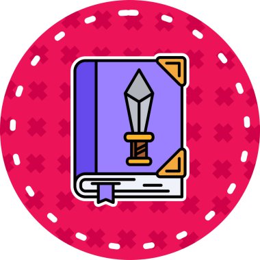 Kumarhane çipi renk simgesi. Kumar fişleri. vektör izole çizimi