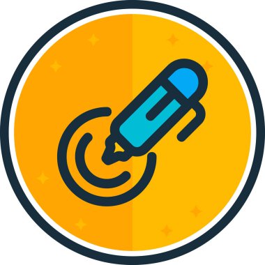 Kapsül simgesinin vektör illüstrasyonu