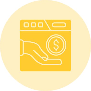 Çamaşır makinesi. Basit resimleme