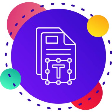 Renk Sunucusu, Data, Web sunucu simgesi beyaz arkaplanda izole edildi. Kademeli rastgele dinamik şekiller. Vektör İllüstrasyonu