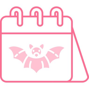 Takvim simgesi vektör illüstrasyonu