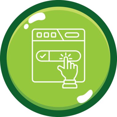 Çamaşır makinesi. Basit resimleme