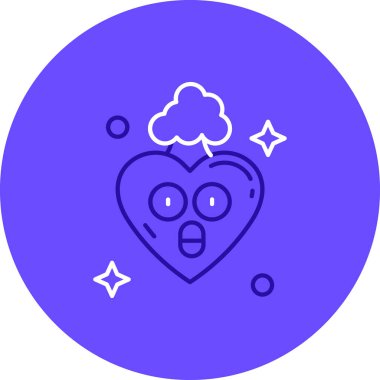 kalp simgesi, vektör illüstrasyonu