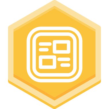 Sarı ve beyaz arkaplanın vektör çizimi