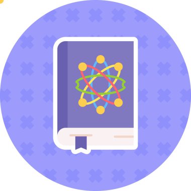 Bilim. Web simgesi basit illüstrasyon