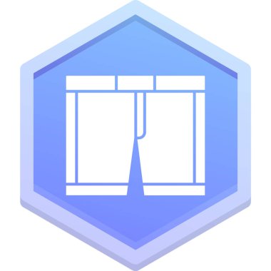 pencere simgesi, vektör illüstrasyonu