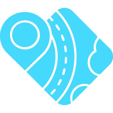 Moda biçimi izole edilmiş arkaplanda harita pin simgesi