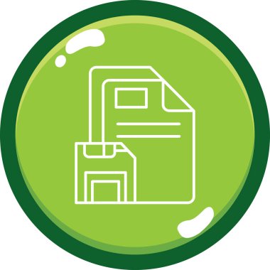 Yazıcı simgesi, vektör illüstrasyonu