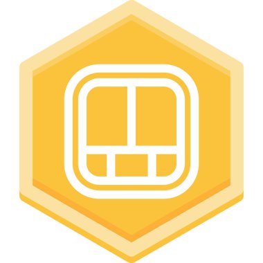 Modern simgenin vektör illüstrasyonu