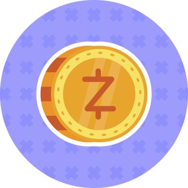 zzcash para simgesi, izometrik biçim