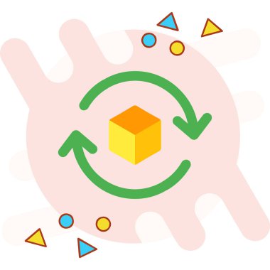 El işaretli ok simgesi. Web için el imleci işaret simgesi tasviri