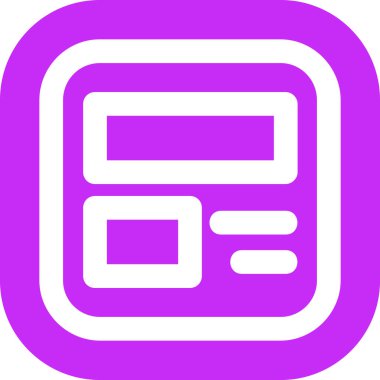 Mobil uygulama simgesinin vektör illüstrasyonu