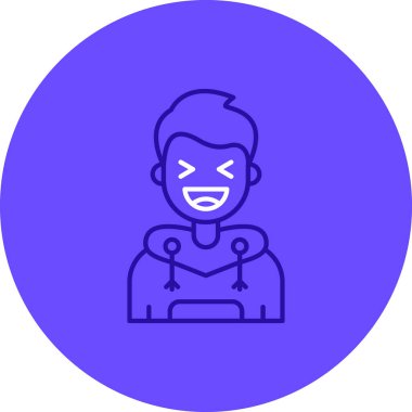 Maskeli bir adamın vektör çizimi