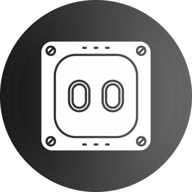 Modern b 'nin vektör illüstrasyonu eksik simgesi