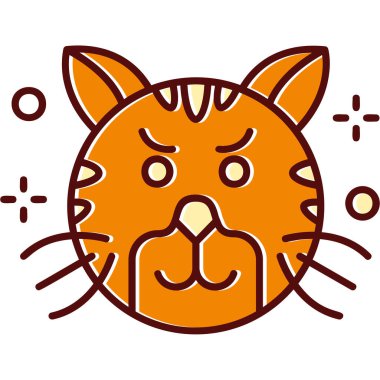 kedi kızgın yüz simgesi