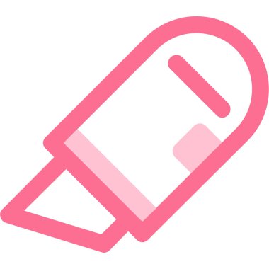 Kalem. Web simgesi basit illüstrasyon