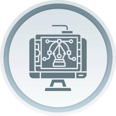 Seo simgesinin vektör illüstrasyonu