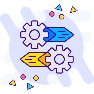 dişli ayarları simgesi ana hat biçiminde