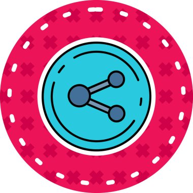 Seo simgesinin vektör illüstrasyonu