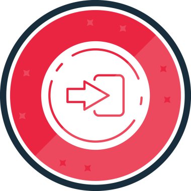 ok simgesi vektör illüstrasyonu