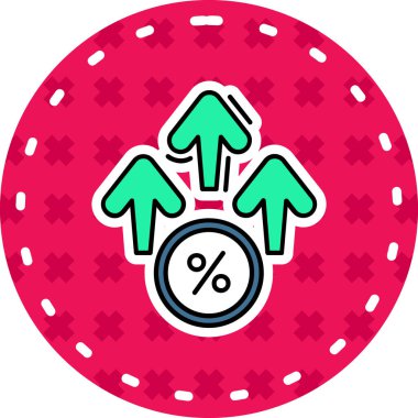 Basit vektör simgesi, para illüstrasyonu