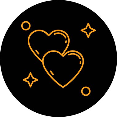 Projeniz için vektör kalp simgesi