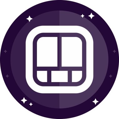 Modern b 'nin vektör illüstrasyonu eksik simgesi