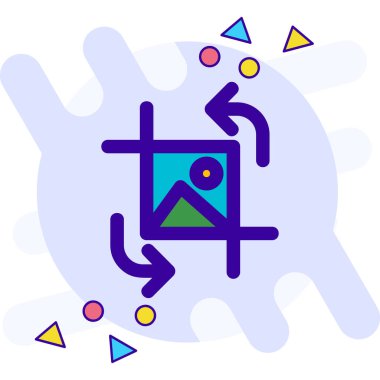 Bir haritanın arka planının vektör çizimi