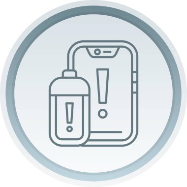 akıllı telefon simgesi vektör illüstrasyonu