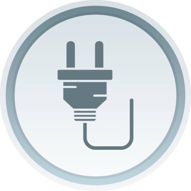 Beyaz arkaplanda izole edilmiş moda tasarım tarzındaki buji simgesi. Beyaz arka plan. Tak vektör simgesi basit ve modern düz sembol, vektör, eps 1