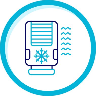 Bir kış tatili ikonunun vektör illüstrasyonu