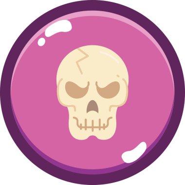 Beyaz arkaplanda cadılar bayramı simgesi çizimi