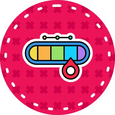 Modern b simgesinin vektör illüstrasyonu