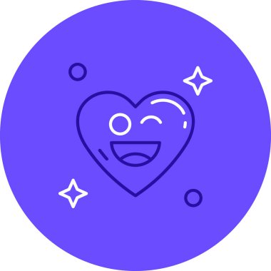 Mutlu ikon vektör illüstrasyonu