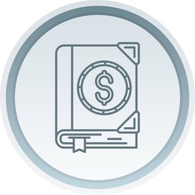 nakit para vektör çizgisi simgesi