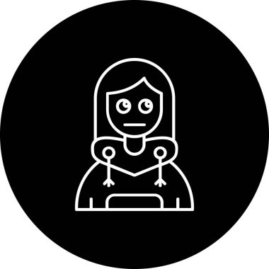 Kadın vektör illüstrasyonu