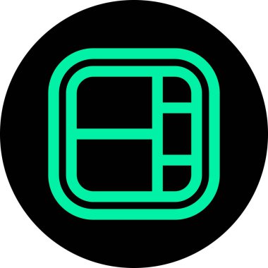 seo modern simgesinin vektör illüstrasyonu