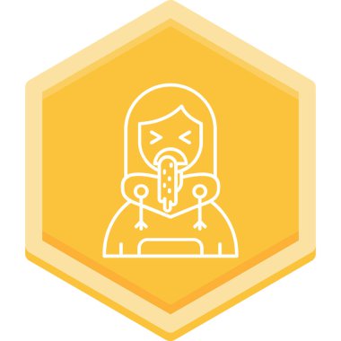 Vektör illüstrasyonu, düz simge biçimi.