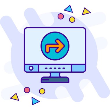 bilgisayar monitörü renk simgesi