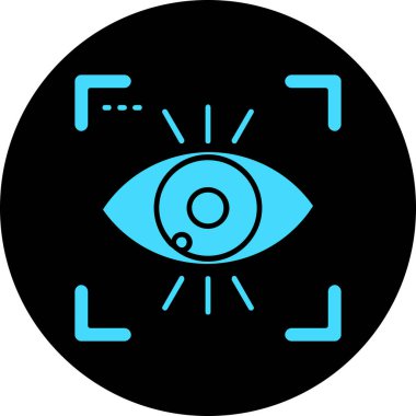 Göz simgesi vektör illüstrasyonu